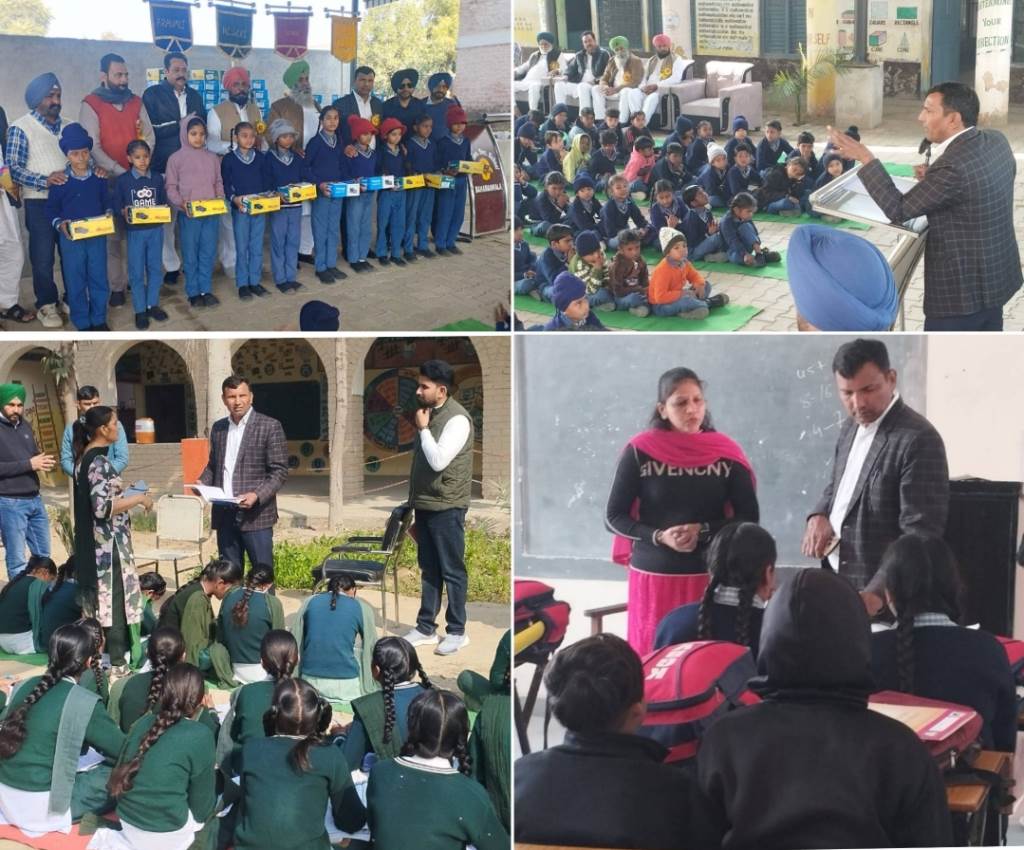 SDM conducts surprise inspection of schools in Ratia subdivision  All students should set goals and move forward SDM Surendra Singh